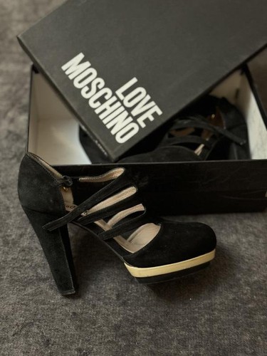 Women moschino heels black - moschino,