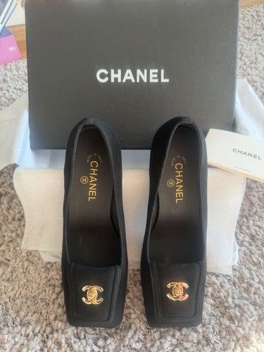 Chanel schuhe schwarz 35 - chanel,