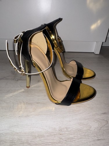 Goldene high heels sexy - high,