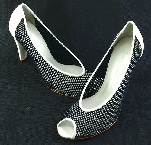 Pumps schwarz weiß - schwarz,